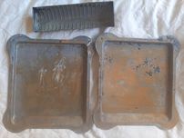 Zestaw blach do pieczenia vintage, koniec lat 90-tych