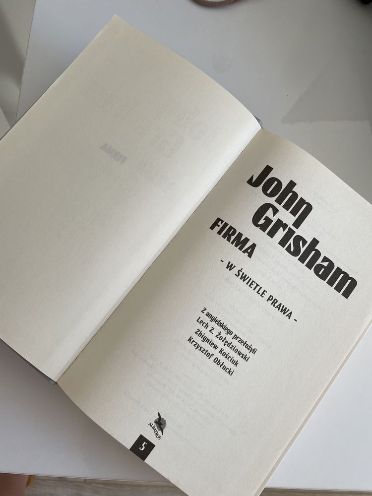 Książka John Grisham firma