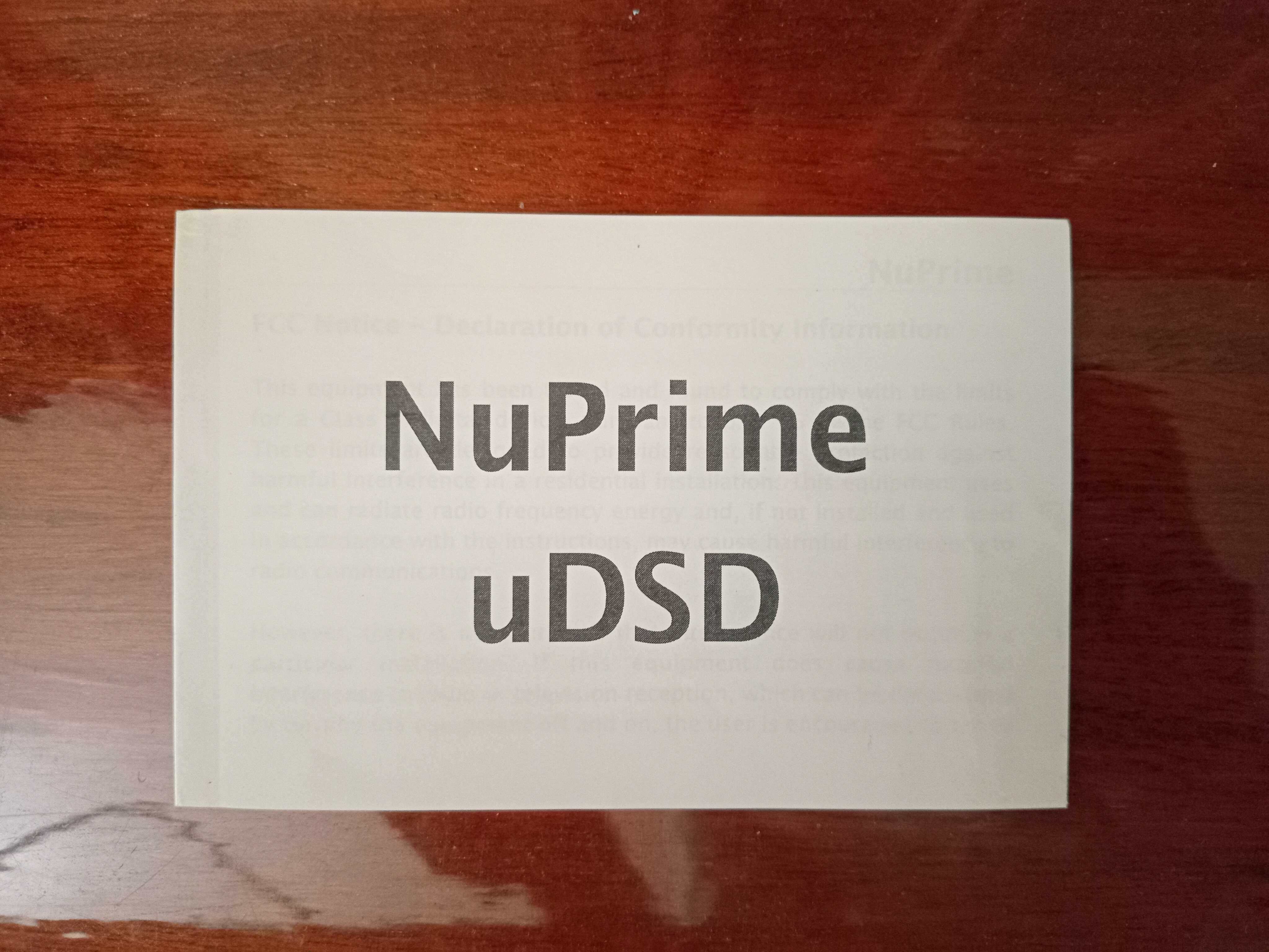 Продаю ЦАП с встроенным усилителем NuPrime uDSD
