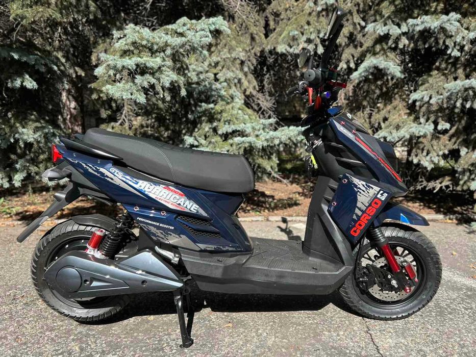 Електричний мопед Corso Hurrican 2500Вт літій-залізо-фосфатний