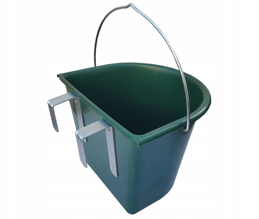 KORYTO z zaczepami i pałąkiem dla KONIA KONI deluxe 15l różowe