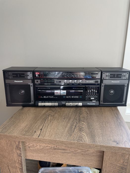 Panasonic RX-CW43L Касетний Магнітофон Boombox