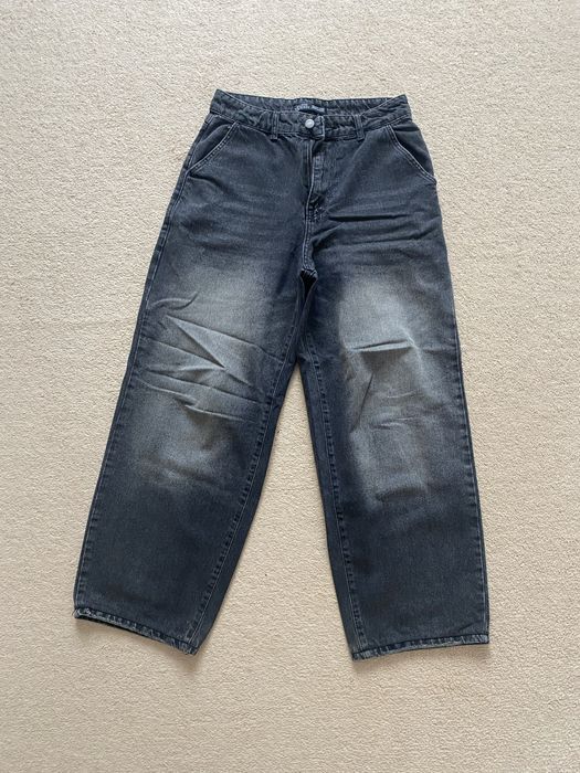 Чорні широкі джинси