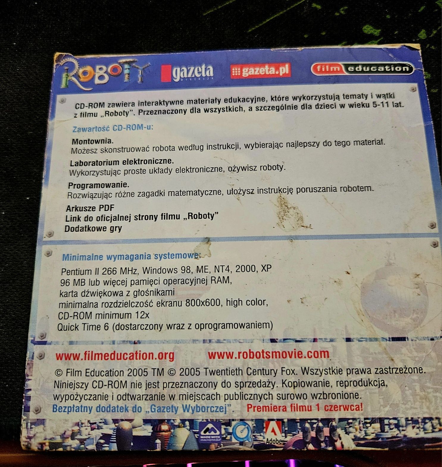 Roboty Gra edukacyjna PC