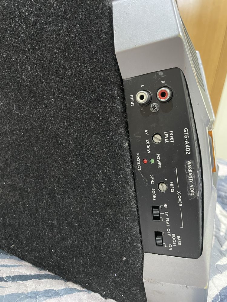 Subwoofer Alpine 800w+Amplificador+Cabos