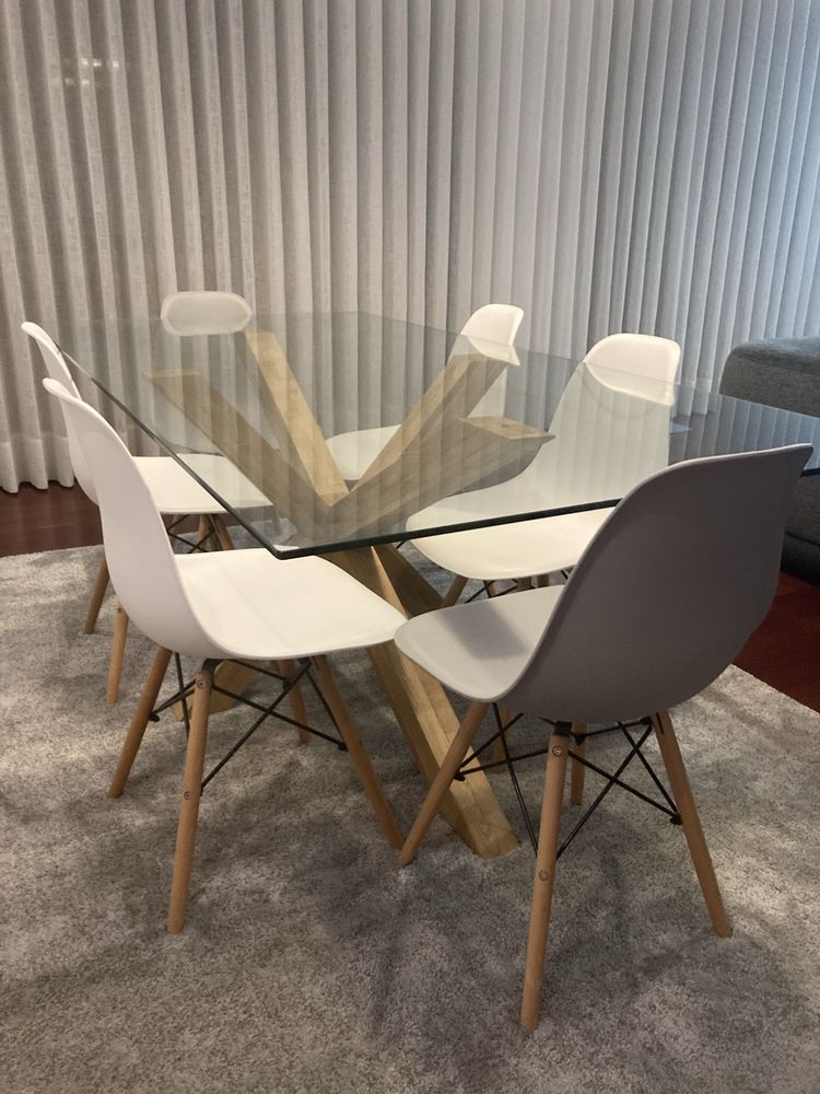 Conjunto de 6 cadeiras de jantar