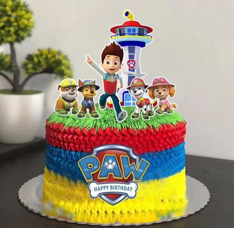 Topper na tort PSI PATROL 7szt