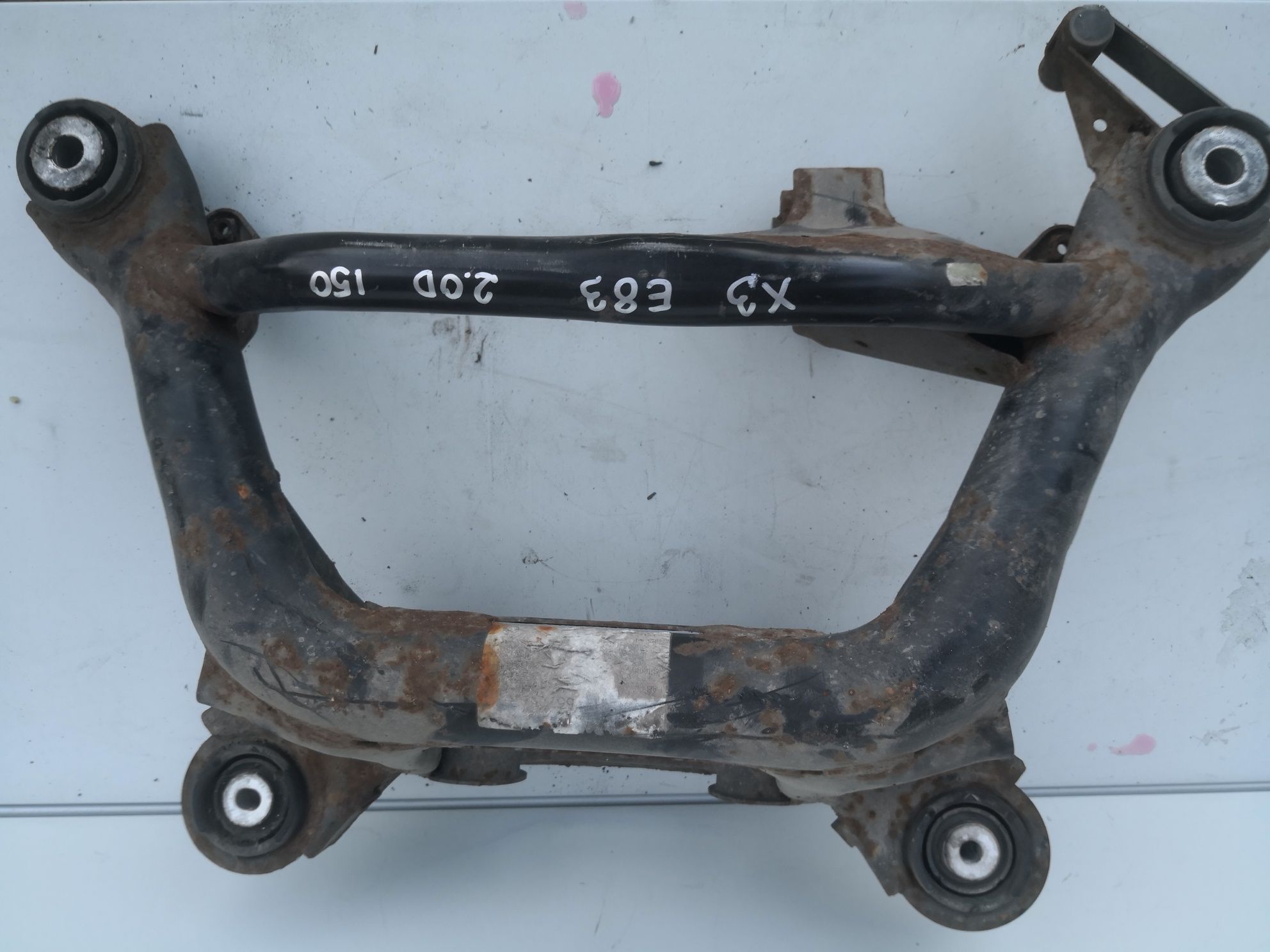 Wózek tylny sanki BMW X3 e83