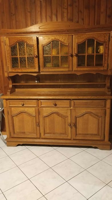 Kredens dębowy, możliwość transportu.