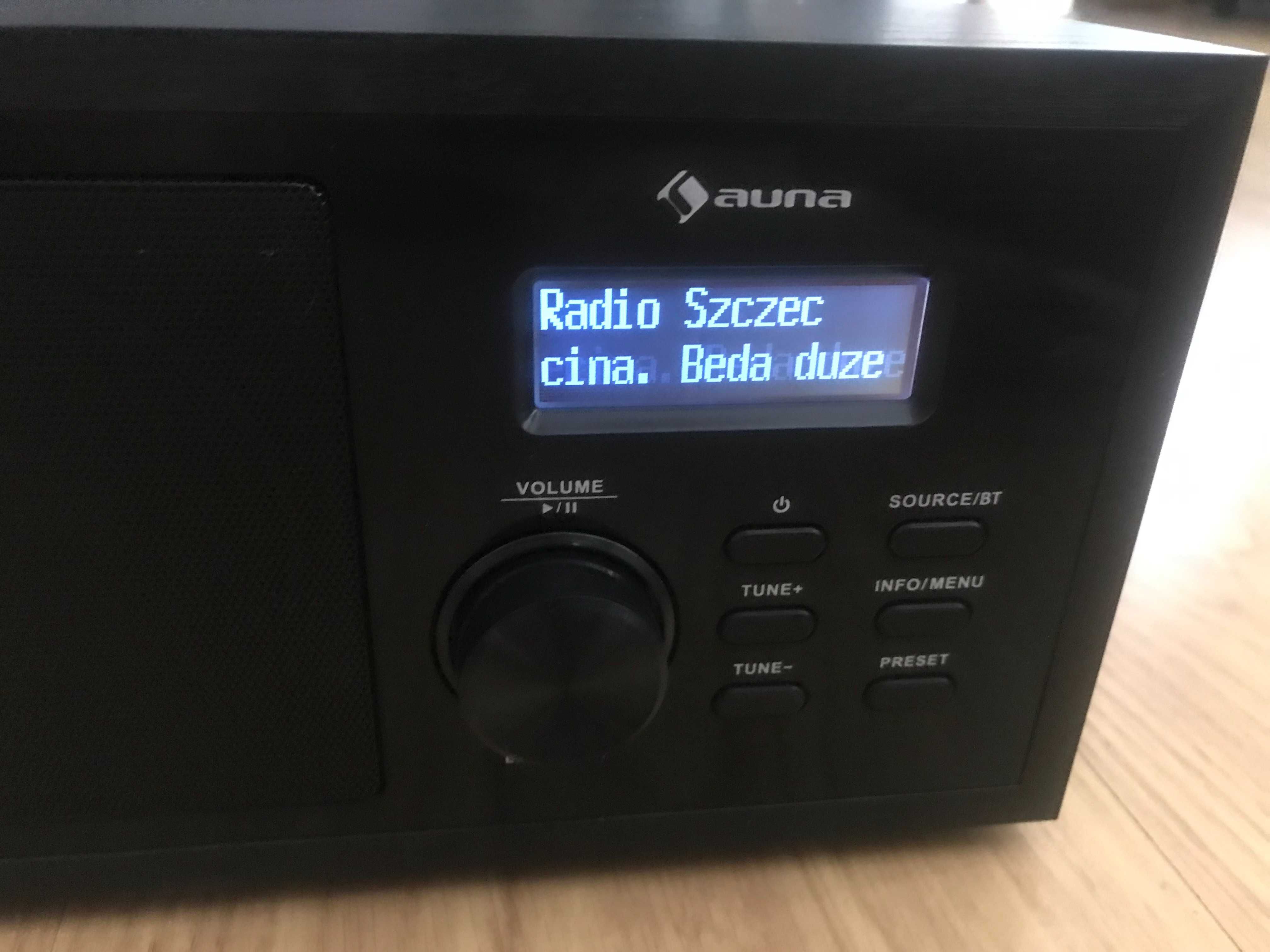 Radio sieciowe Auna z budzikiem