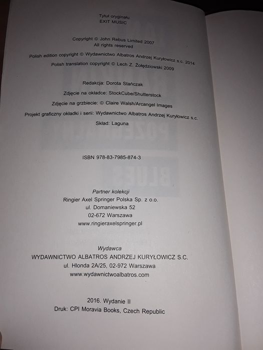 Pozegnalny blues rankin