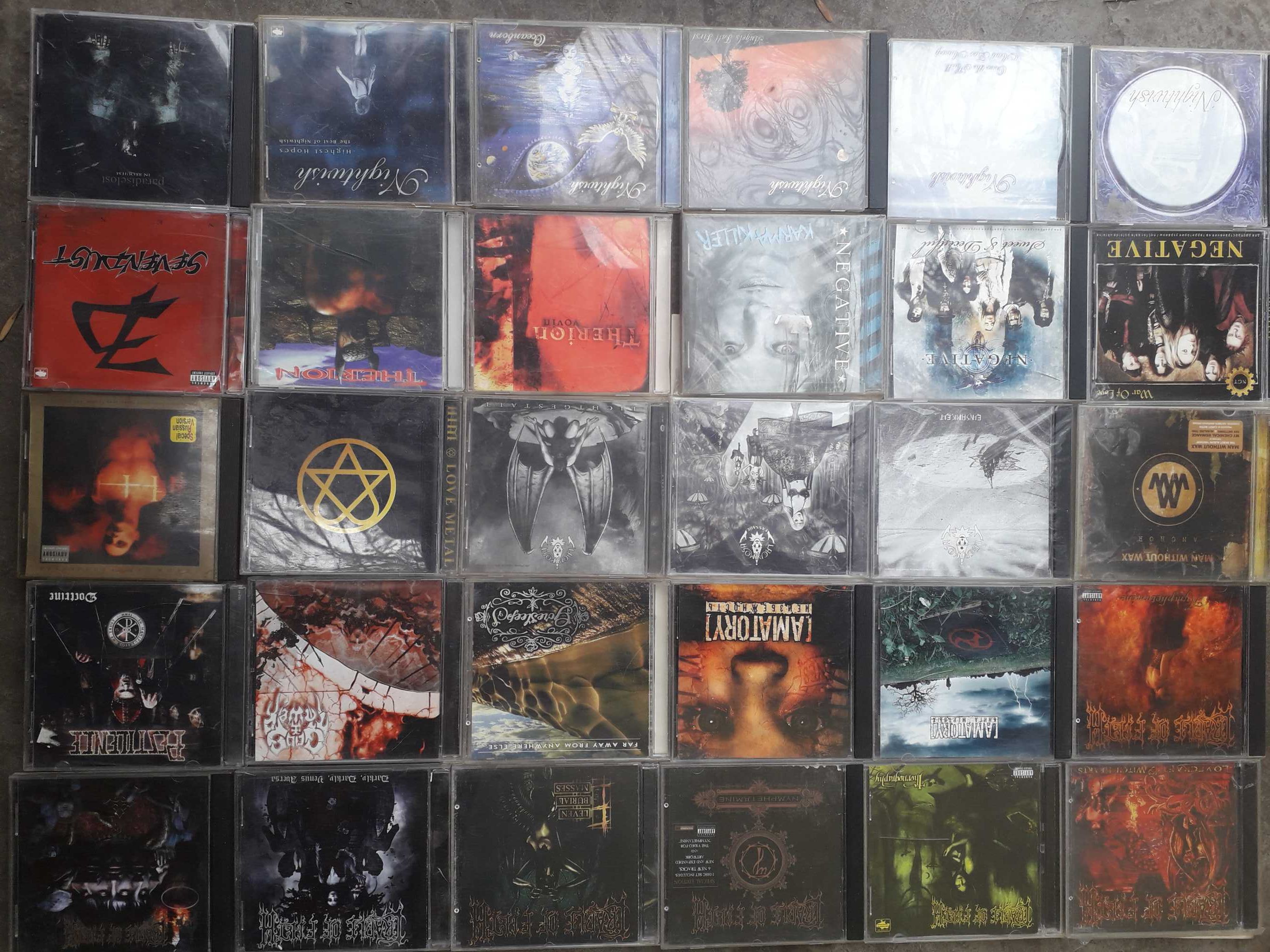 cd lacrimosa/ napalm death/ slipknot/ limp bizket/ machine head