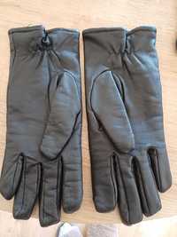 Rękawiczki skórzane zimowe