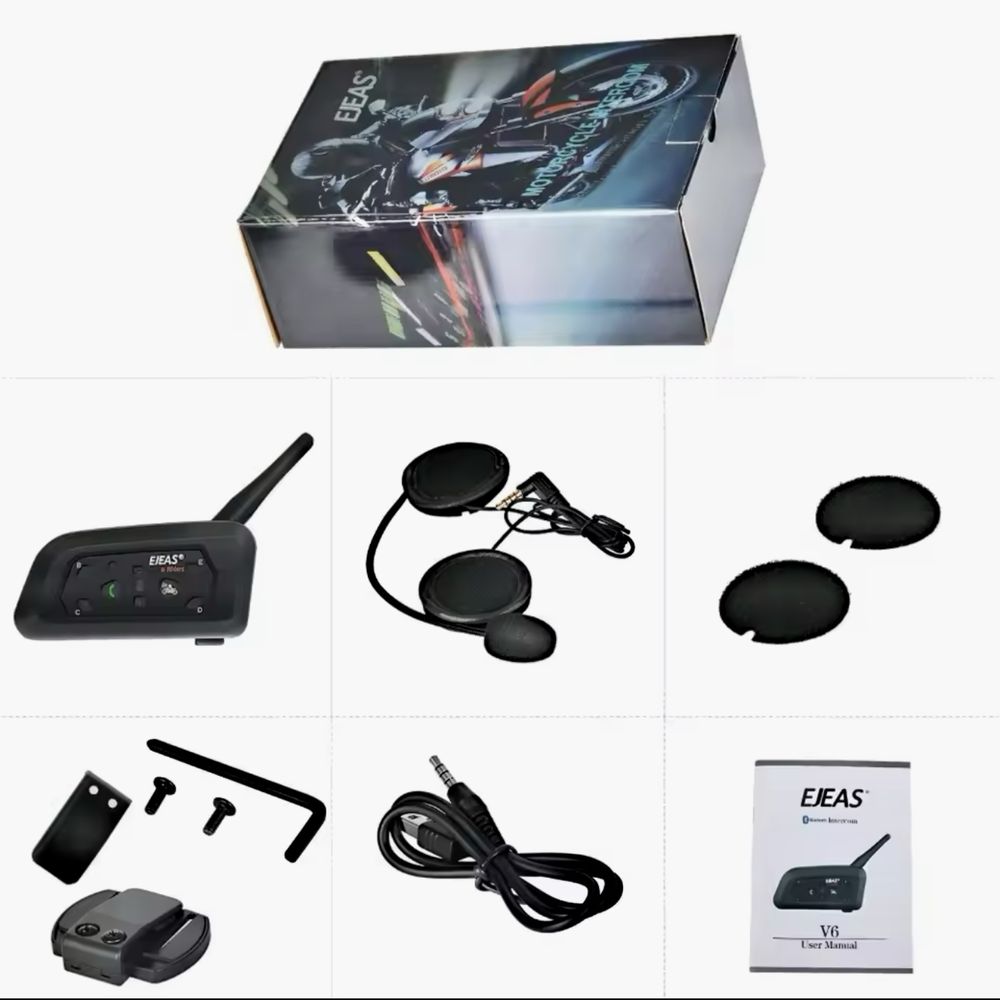Kit Bluetooth para capacetes (chamadas, música e outros)