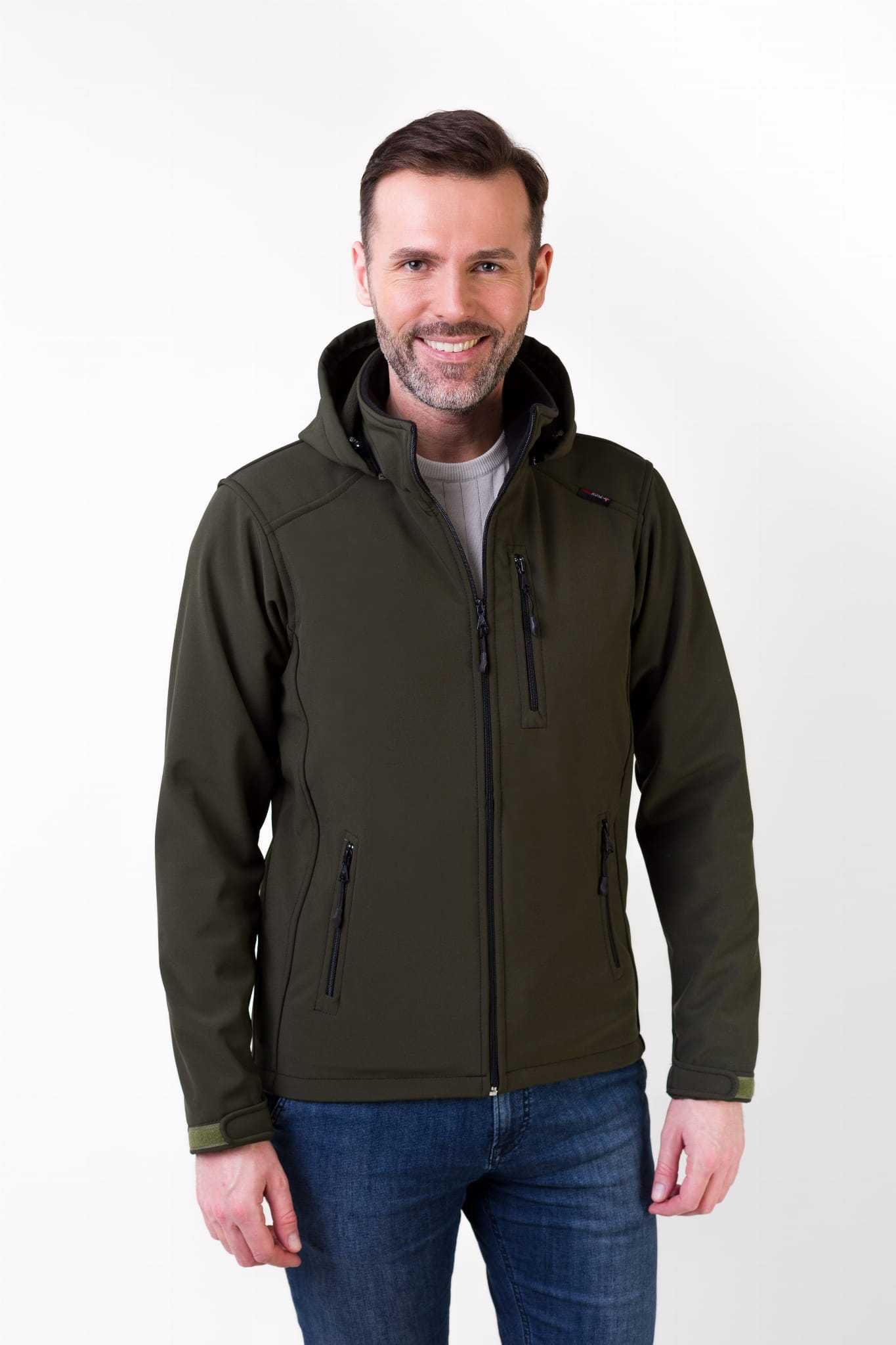 Polska Kurtka softshell "ZONDA" Ciemno zielona Polski producent !