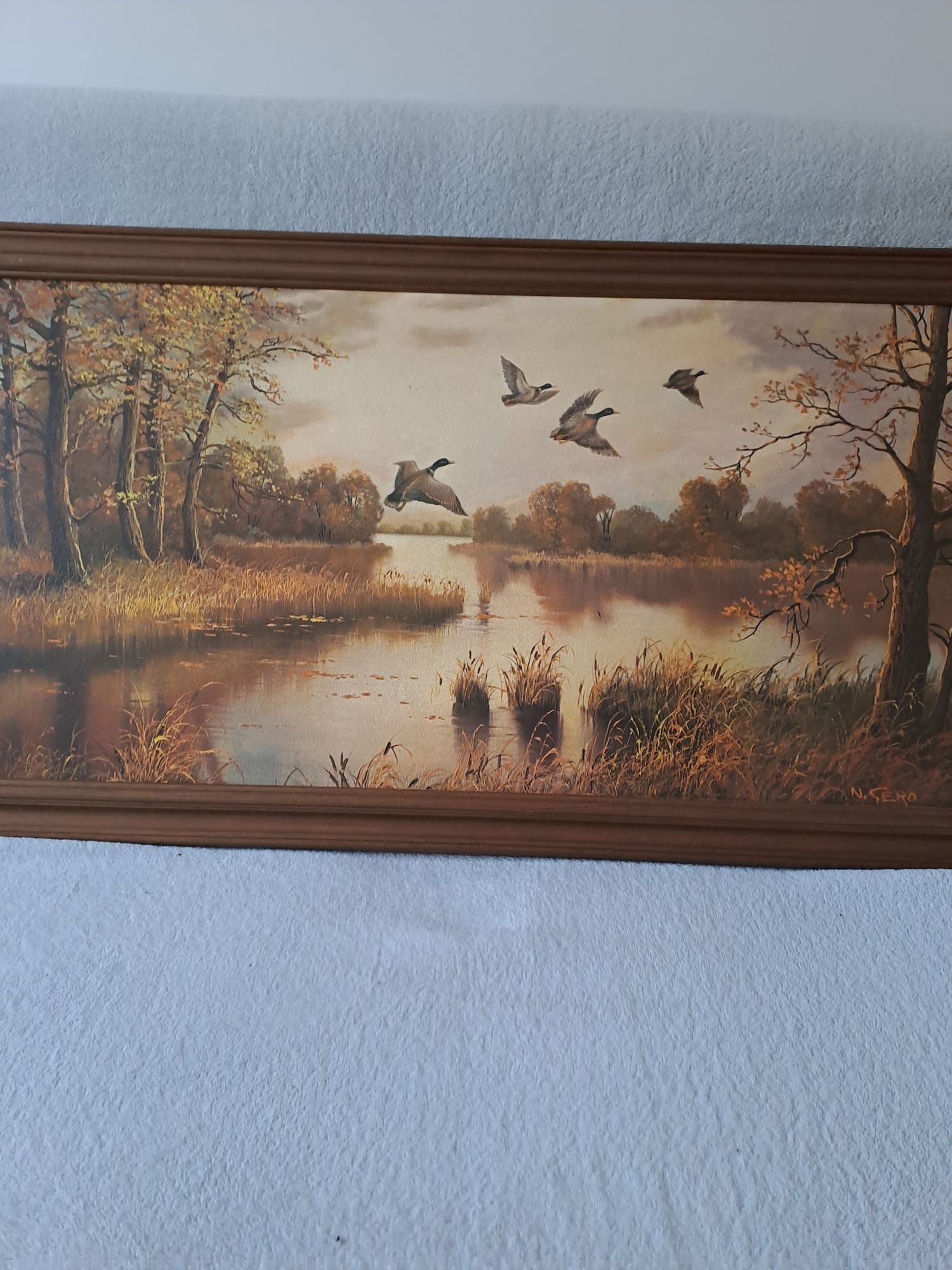 Obraz Odlot dzikich gęsi 88x48cm