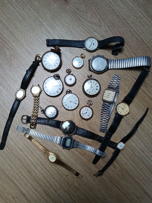 Vendo 18 relojos não estão a trabalhar