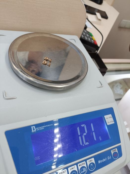 Серьги золотые пусеты