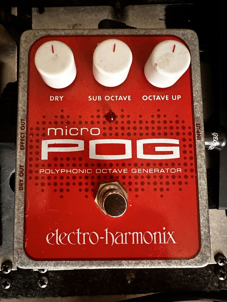 Uni Vibe, JHS AT+, MXR Prime Od, Boss RC, POG