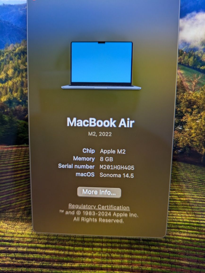 Vendo MacBook air m2  13.6"  com caixa e garantia