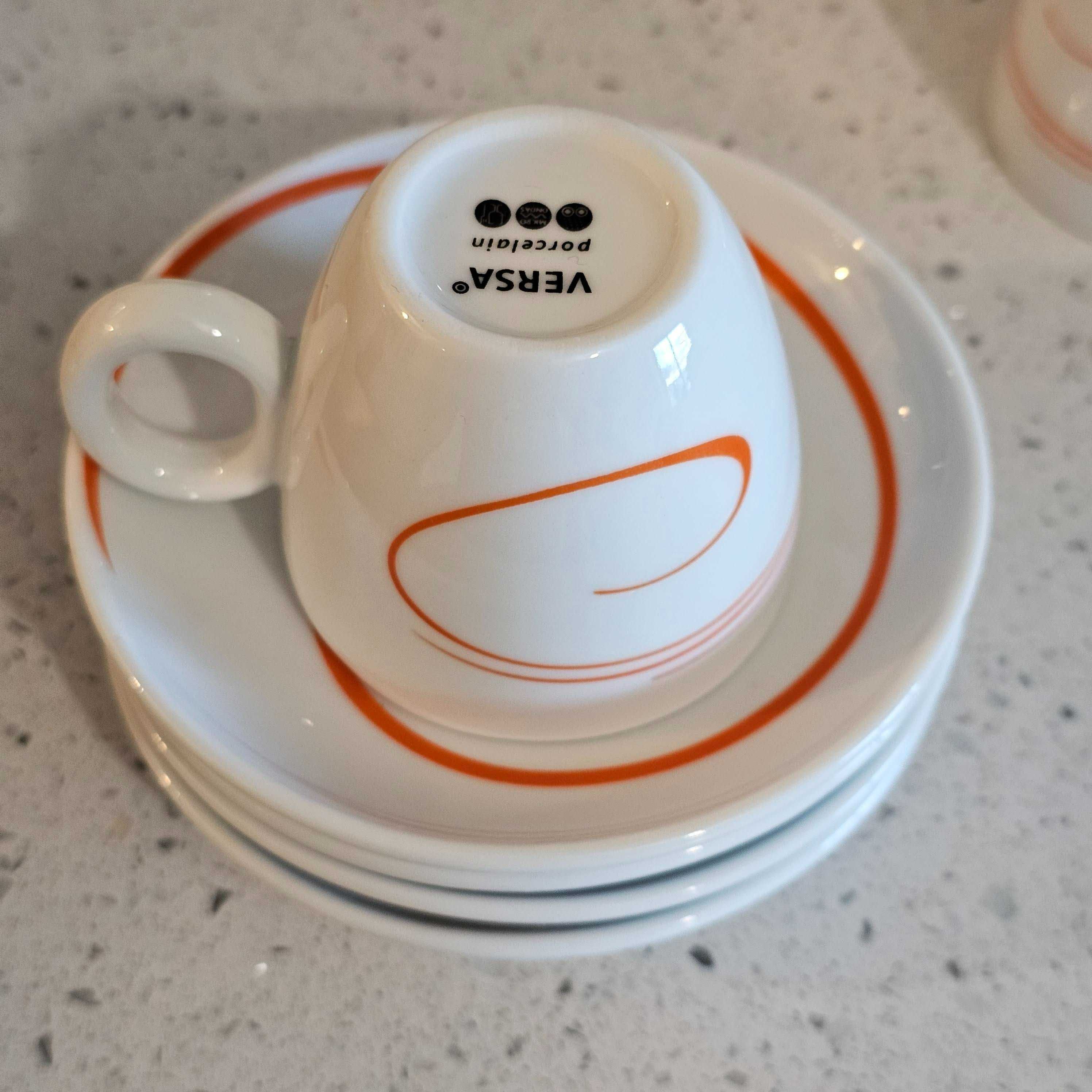 Conjunto chávenas café porcelana Versa