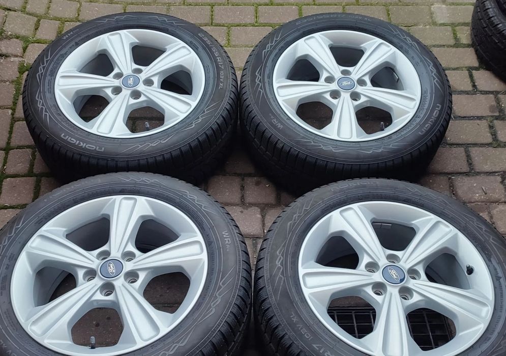 Koła Zimowe Felgi Aluminiowe Oryg. Ford Kuga 17 Cali 7,5J Et52,5 Ø63,4mm Czujniki 235/55/17  CJ5C-1007-B2B