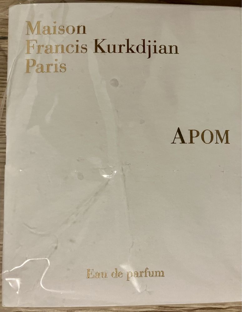 Maison Francis Kurkdjian Apom 20 ML Oryginał!