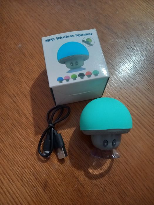 Mini Coluna Bluetooth Cogumelo