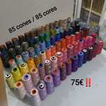 85 cones de linhas de costura