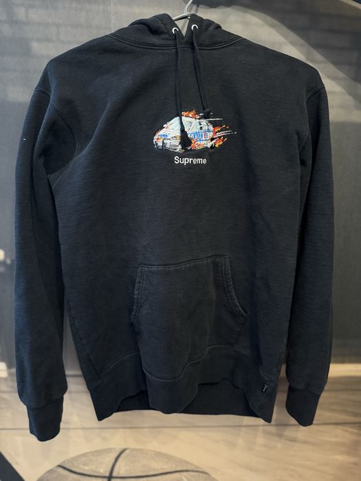 Supreme Cop Car Hooded Sweatshirt Black