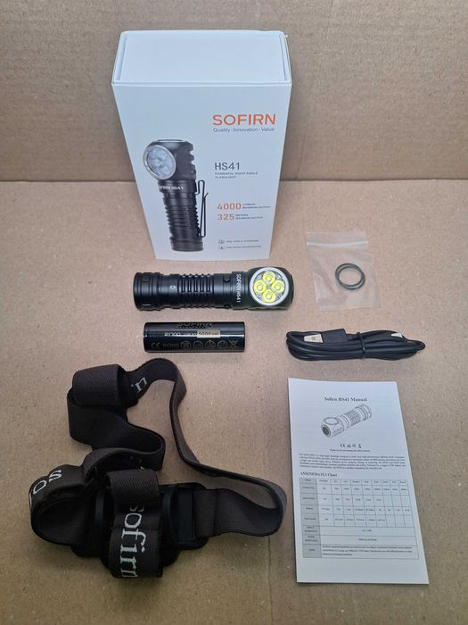 Sofirn HS41 Налобний ліхтарик Акб 21700 У Комплекті Налобный фонарь