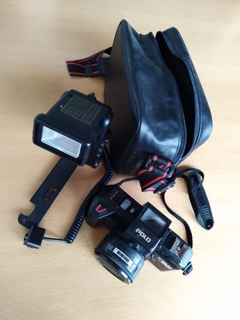 Máquina fotográfica Polo FMD system com mala e flash