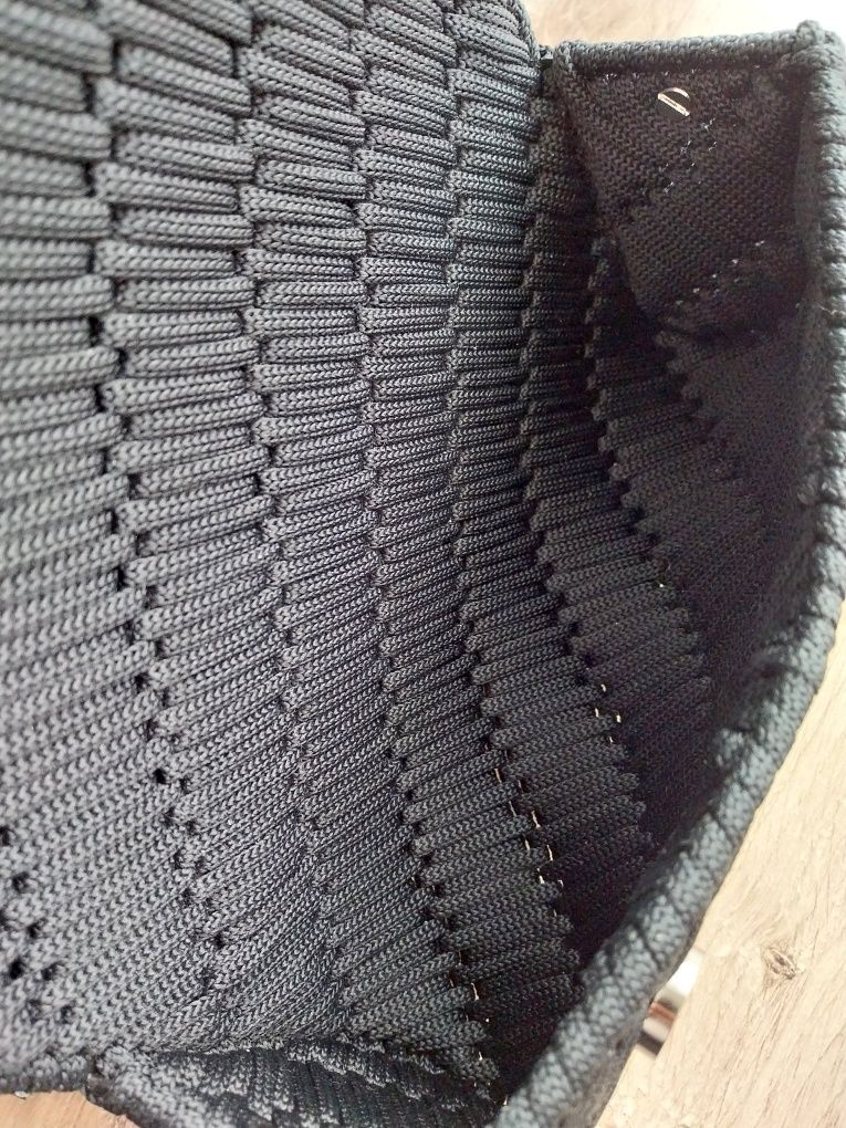 Czarna kopertówka handmade