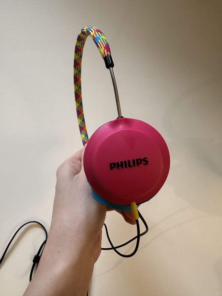 Kolorowe słuchawki Philips