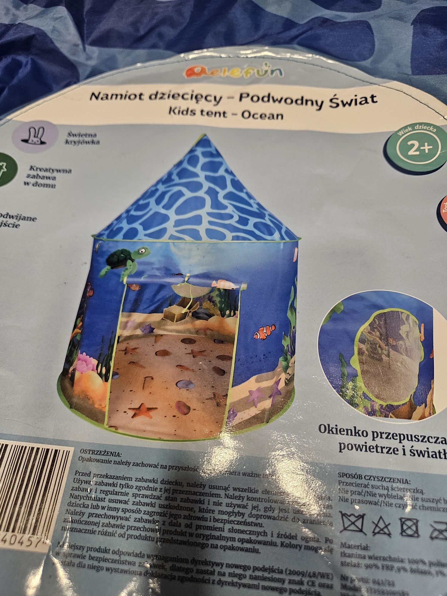 Namiot dziecięcy - podwodny świat elefun