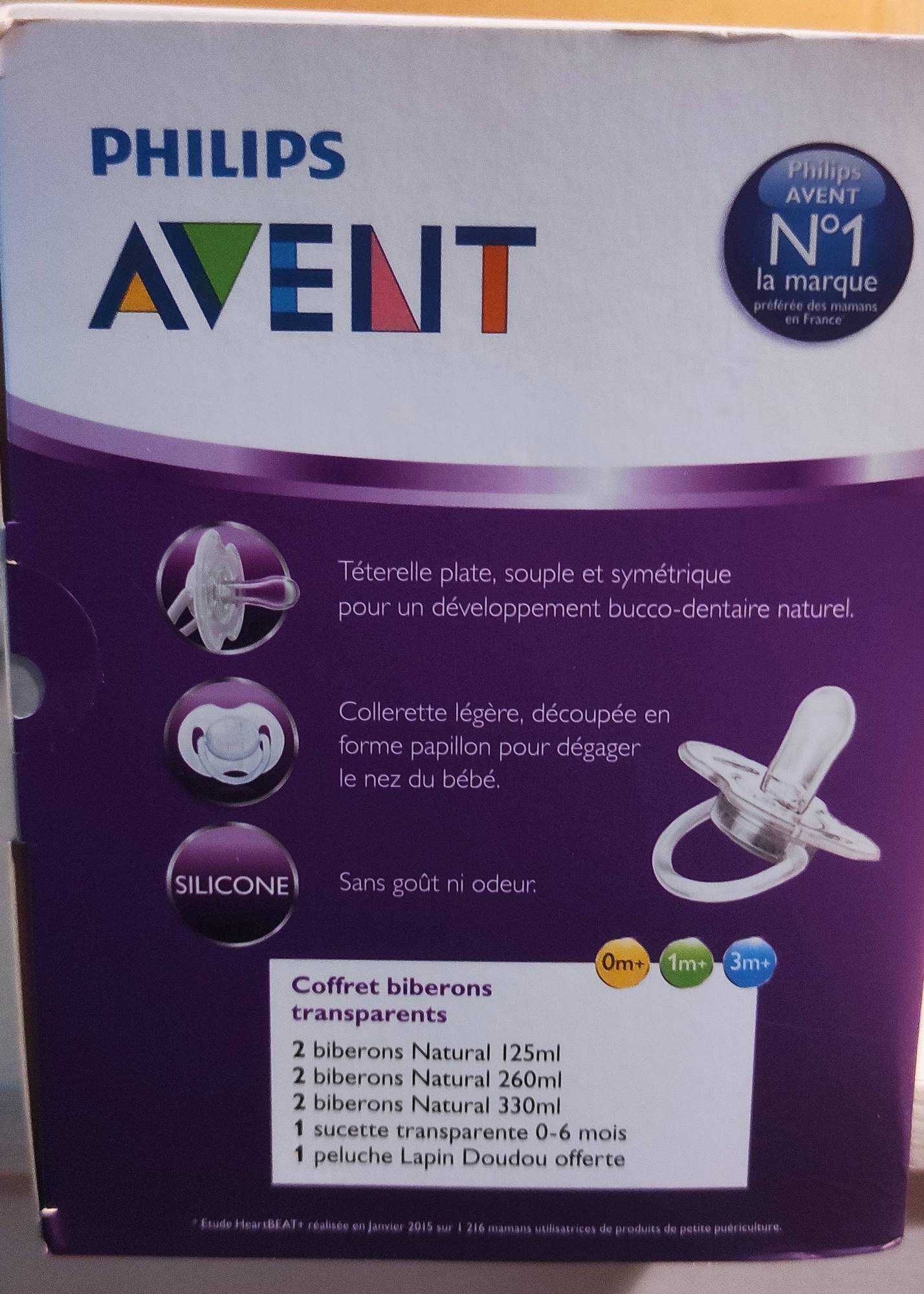 Zestaw 6 butelek dla niemowląt Philips AVENT Natural + Maskotka