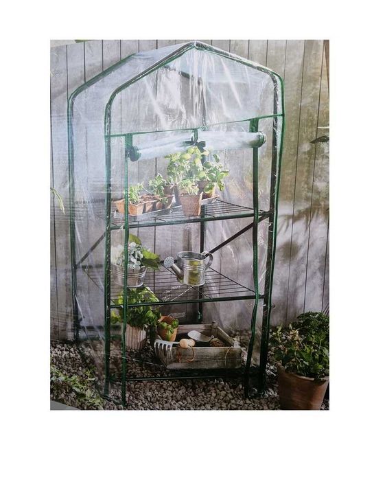 NOWA Mini SZKLARNIA ogrodowa 125x70x46 GARDENIC 3 poziomy