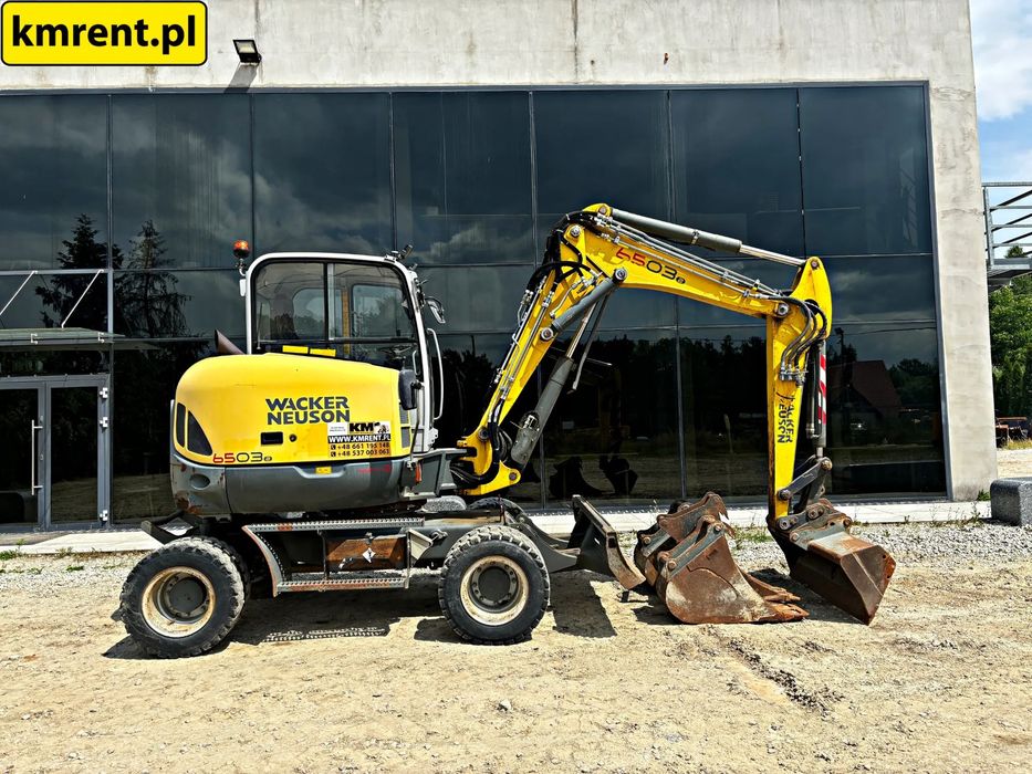 Wacker Neuson 6503 -2 KOPARKA KOŁOWA 2015R. | EW 65 KOMATSU PW 98 LIEBHERR A 309 VOLVO EW60