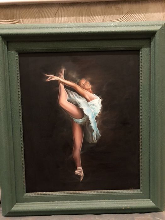 Картина «Балерина», холст/масло.