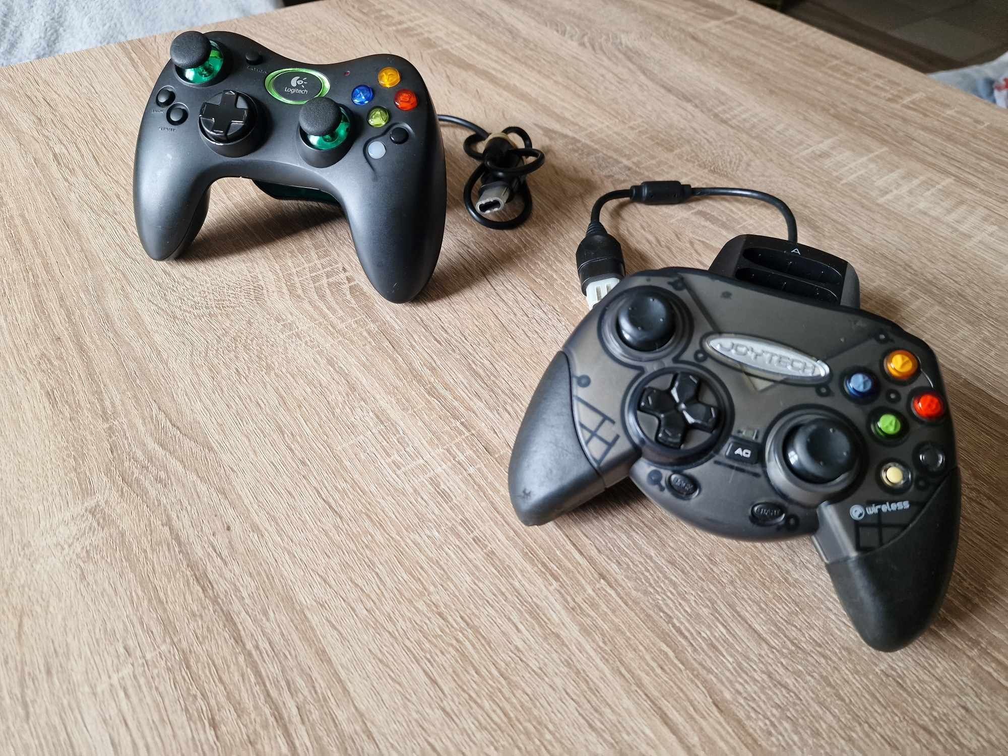 Kontrolery bezprzewodowe Xbox Og Classic Logitech JoyTech Bdb Zamiana!