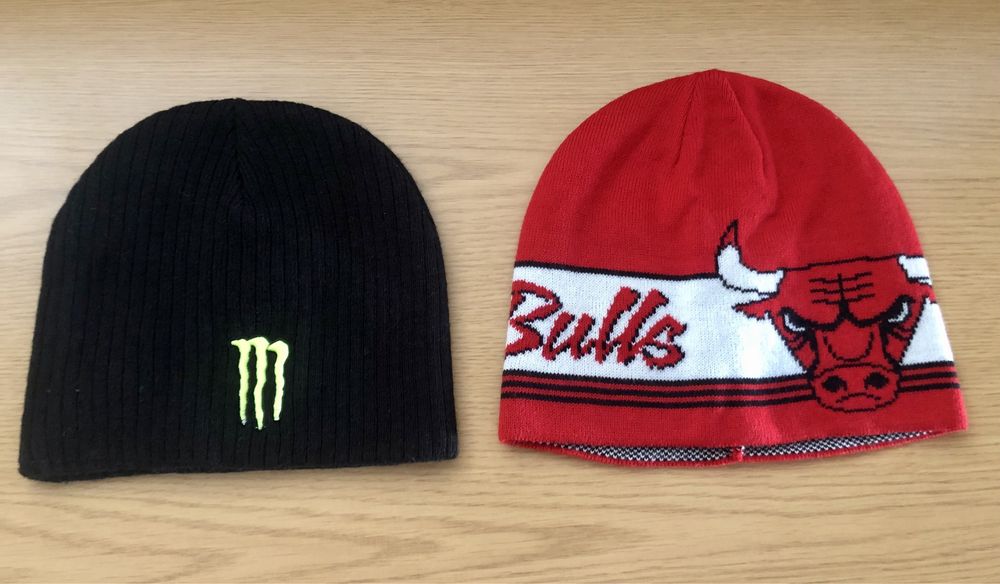 Gorros Monster e Chicago Bulls