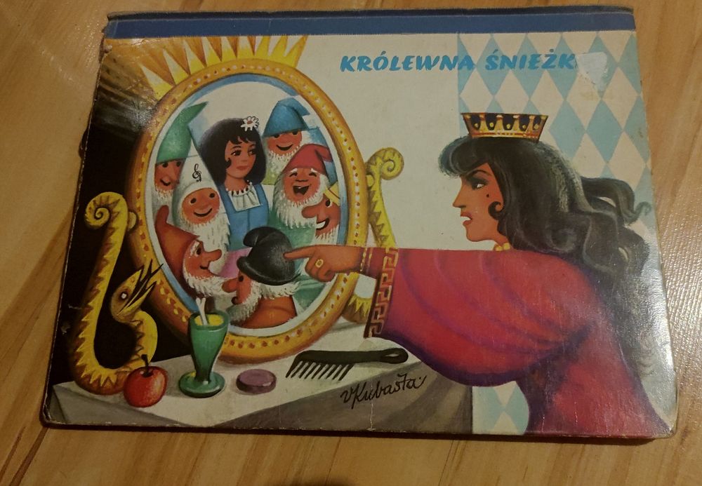 Bajka rozkładana Królewna Śnieżka z 1979 r, Unikat, Kubasta, Atria Prl
