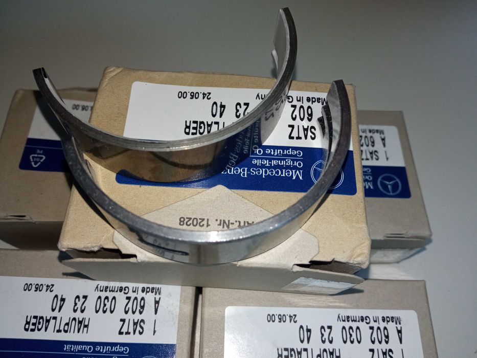 Вкладыши коренные Mercedes OM611/612/613/646/647/648 (3 ремонт +0,75)