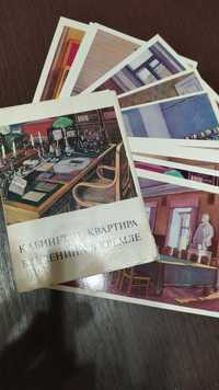 Набор открыток Кабинет Ленина в Кремле, Картины киевского музея Ленина