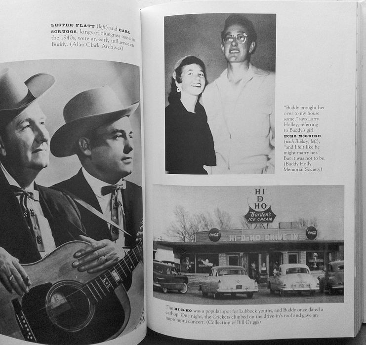 Edição inglesa de capa dura da biografia de Buddy Holly