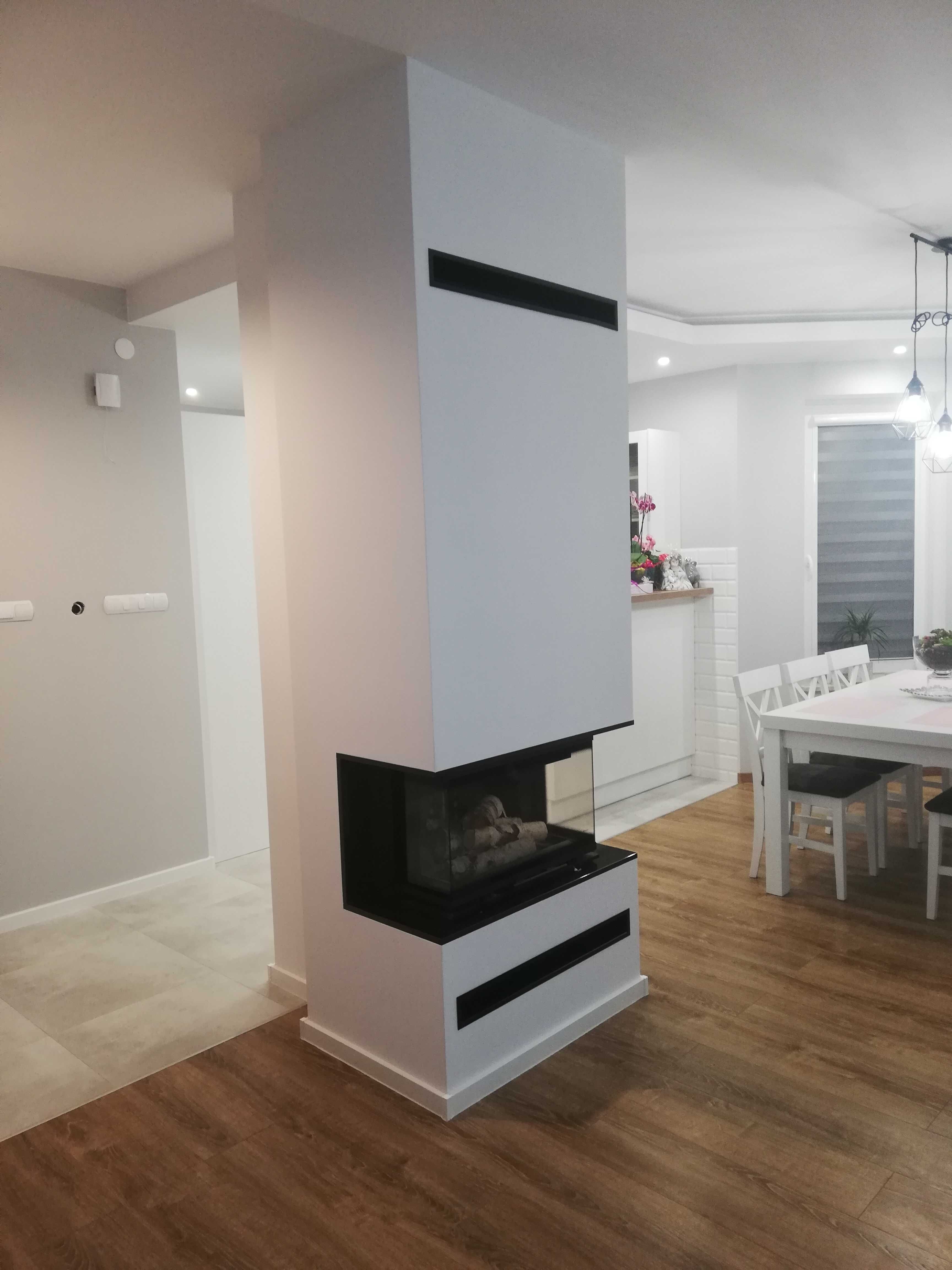 Kominek narożny z montażem Gwarancja Instalacja kominka Lublin