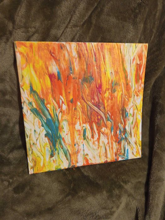 "Fusão de Cores) Pintura de autoria pessoal