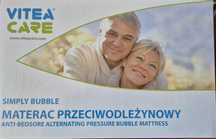 Materac przeciwodleżynowy z pompą firmy Vitea Care (Simple Bubble)