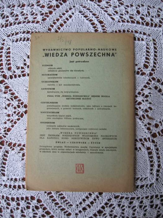 "Ziemia jako zegar astronomiczny" Antoni Opolski