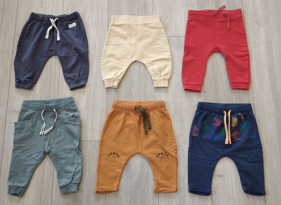 Ogromna paczka ubranek dla chłopca rozmiar 68